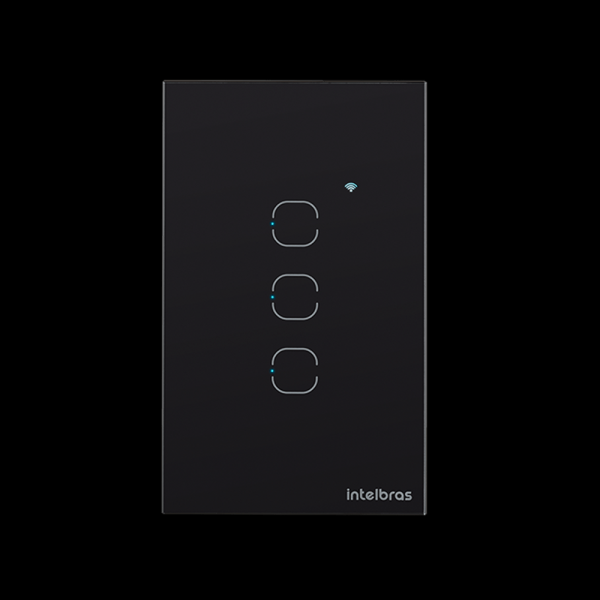 Encontraproduto.com.br - Interruptor Smart Zigbee Touch 3 Preto Ezs 1003 4850049