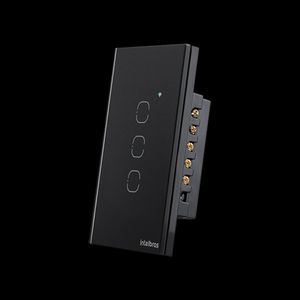 Encontraproduto.com.br - Interruptor Smart Zigbee Touch 3 Preto Ezs 1003 4850049