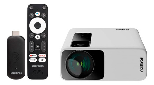 Kit Projetor Full HD 3800 Lúmens + Smart TV Stick Full HD - PFLS210