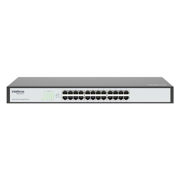 Switch Rack 24Portas Gigabit 10/100/1000 Ethernet c/Qos