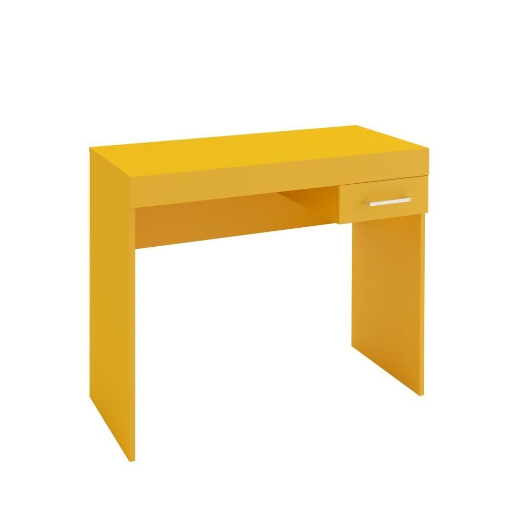 Encontraproduto.com.br - Mesa Para Notebook Cooler Com 1 Gaveta Artely Amarelo