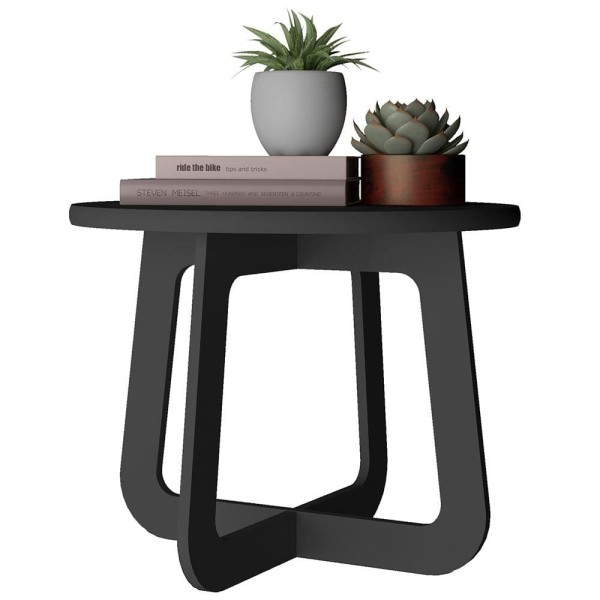Encontraproduto.com.br - Mesa De Centro Jasmin Off White/carvalho - Artely Móveis