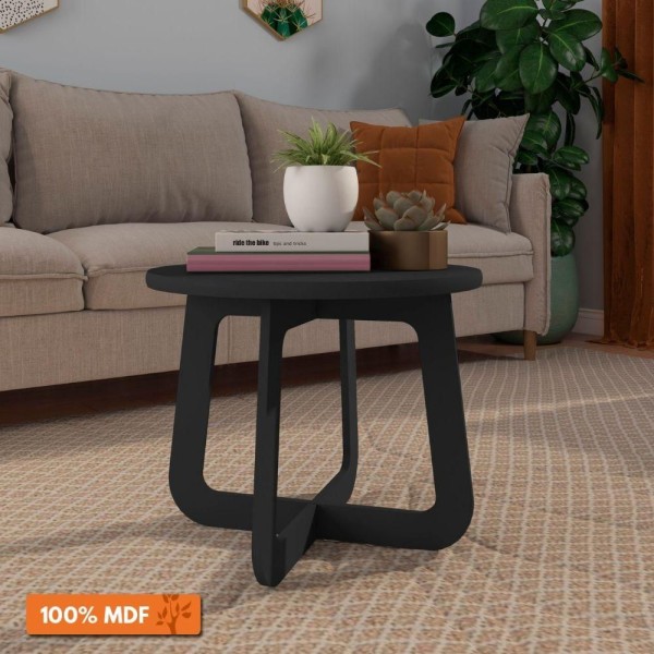 Encontraproduto.com.br - Mesa De Centro Jasmin Off White/carvalho - Artely Móveis