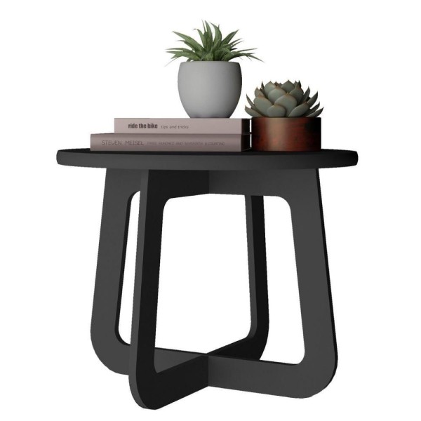 Encontraproduto.com.br - Mesa De Centro Jasmin Off White/carvalho - Artely Móveis