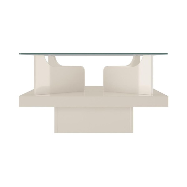 Encontraproduto.com.br - Mesa de Centro Quadrada 70cm Clear Artely