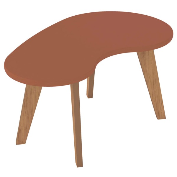 Encontraproduto.com.br - Mesa de Centro Artely Orgânica Terracota