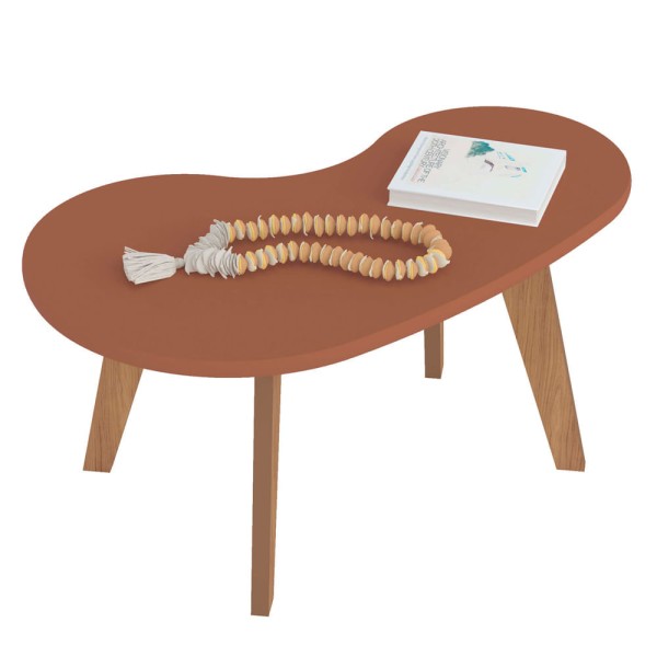 Encontraproduto.com.br - Mesa de Centro Artely Orgânica Terracota