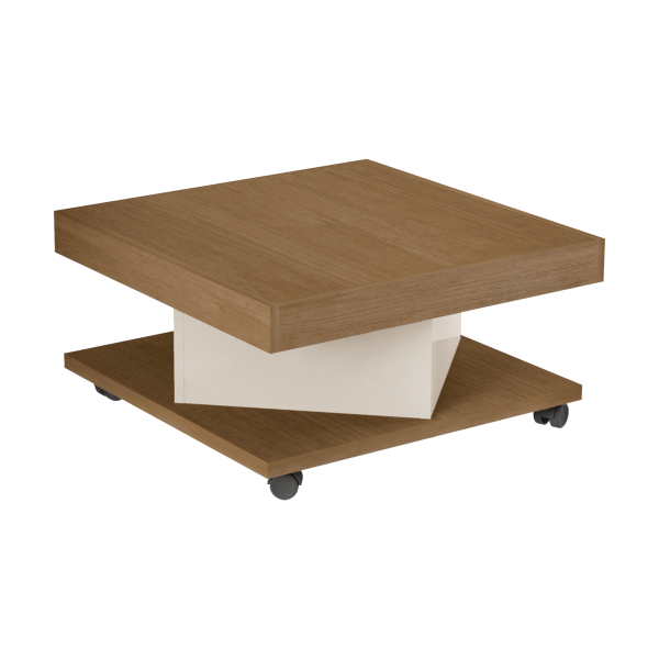 Encontraproduto.com.br - Mesa Centro Artely Saara Cinamomo/Off White- 004614
