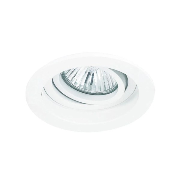 Encontraproduto.com.br - Spot De Embutir Redondo Branco Para 1 Lâmpada Ar70 Dirigível Recuado Bella