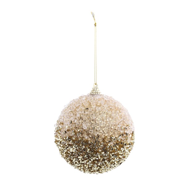 Bola Natalina Com Canutilhos Em Degrade 8cm Jg 6 Unid