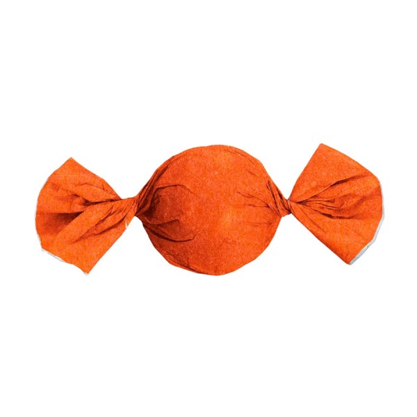Embalagem Para Trufas e Bombons Kraft Laranja 14,5X15,5cm 50 Unidades 12500230 CROMUS