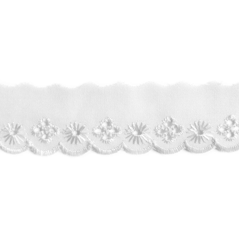 Encontraproduto.com.br - Bordado Inglês Trader 345540 C/13,70 Metros C/3,0 Cm
