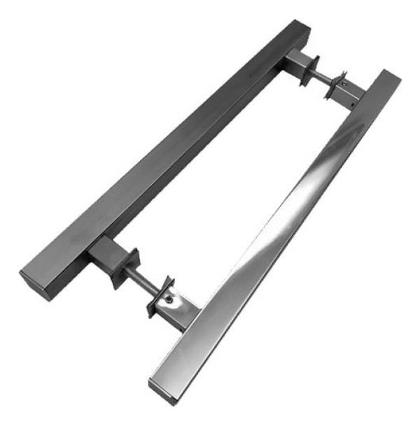 Puxador Duplo Inox 304 Polido Geris