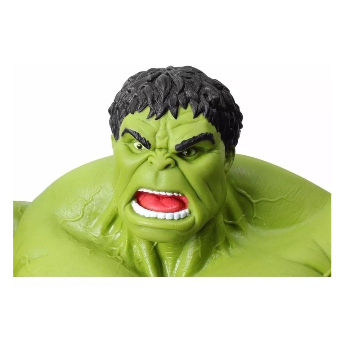 Encontraproduto.com.br - Boneco Articulado Grande Marvel - Hulk Premium Verde - 50cm - MIMO