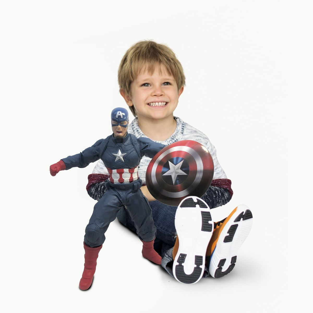 Encontraproduto.com.br - Boneco Capitao America - Revolution MIMO