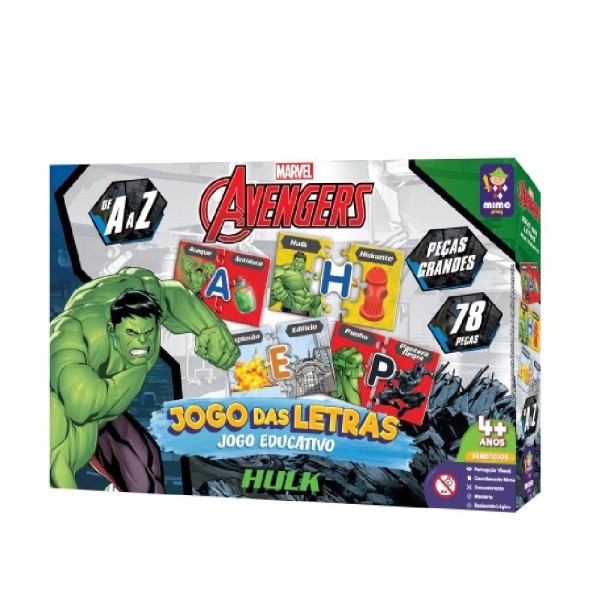 Encontraproduto.com.br - Jogo das Letras Hulk - Mimo