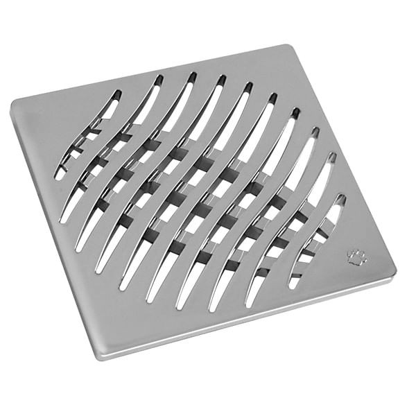 Encontraproduto.com.br - Grelha Quadrada 100mm Cromada - Tigre - 27505112 - Unitário