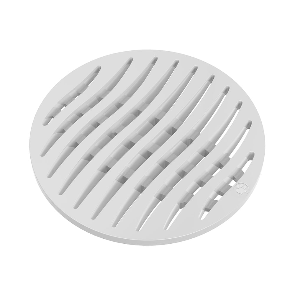 Encontraproduto.com.br - Grelha Ecológica Redonda Tigre Branco