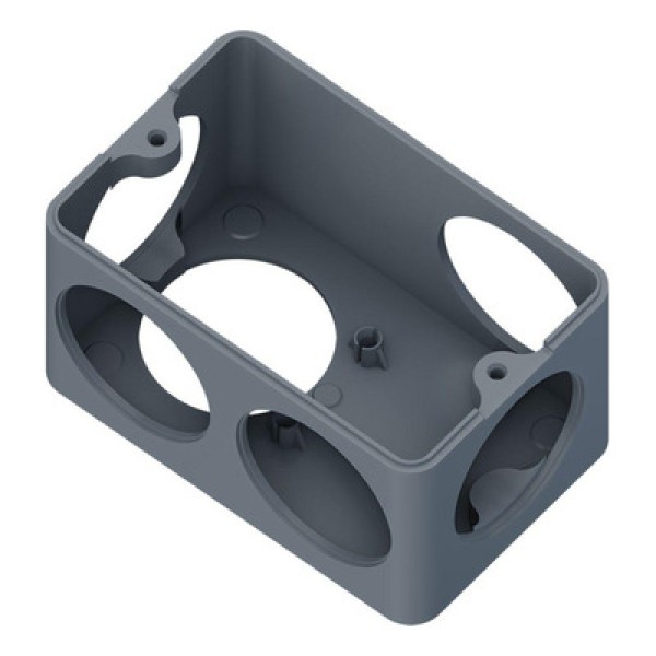 Encontraproduto.com.br - Condulete P/ PVC Cinza 6 Entradas