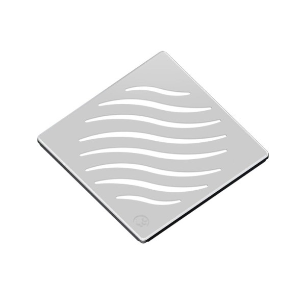 Encontraproduto.com.br - Grelha Quadrada Inox 100mm TIGRE