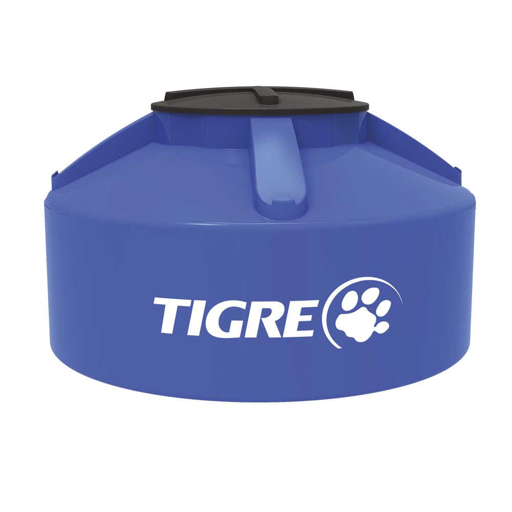 Caixa DÁgua Polietileno Tigre com Tampa Rosca 500L