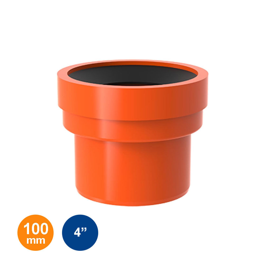 Encontraproduto.com.br - Amortecedor Vaso Sanitário Para Esgoto T Redux 100mm Tigre
