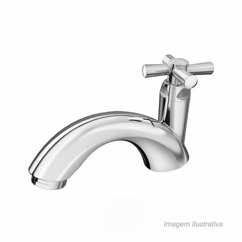 Encontraproduto.com.br - Torneira para Lavatório de Mesa Cross Cromada 1/2