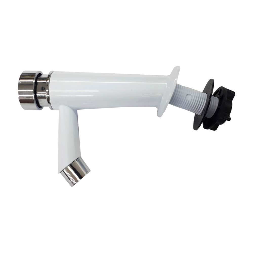 Encontraproduto.com.br - Torneira para Banheiro Automática | Branco com Cromado - Tigre