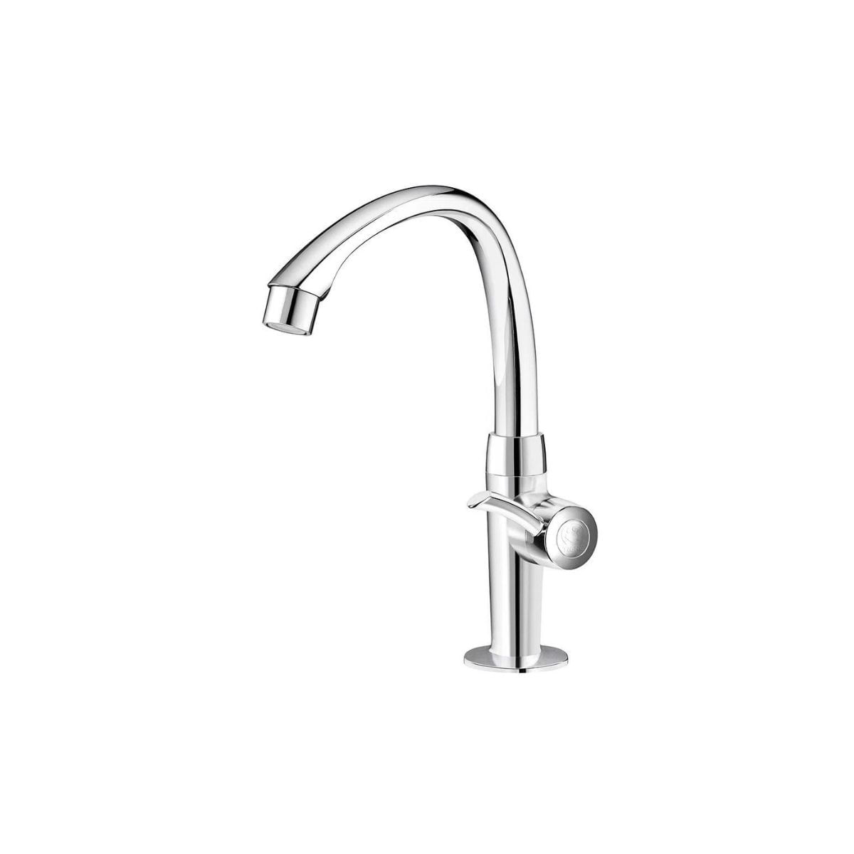 Encontraproduto.com.br - Torneira para Lavatório Mesa Bica Alta Móvel Linea Cromo 1/2