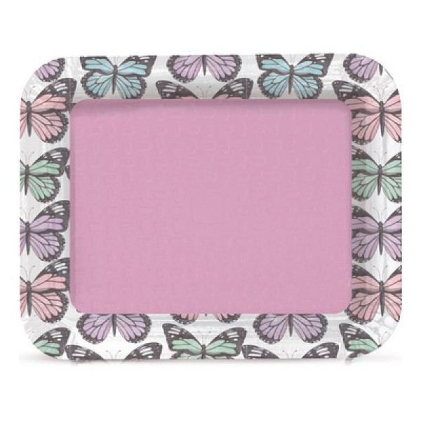 Encontraproduto.com.br - Bandeja Laminada Cromus R5 Borboletas
