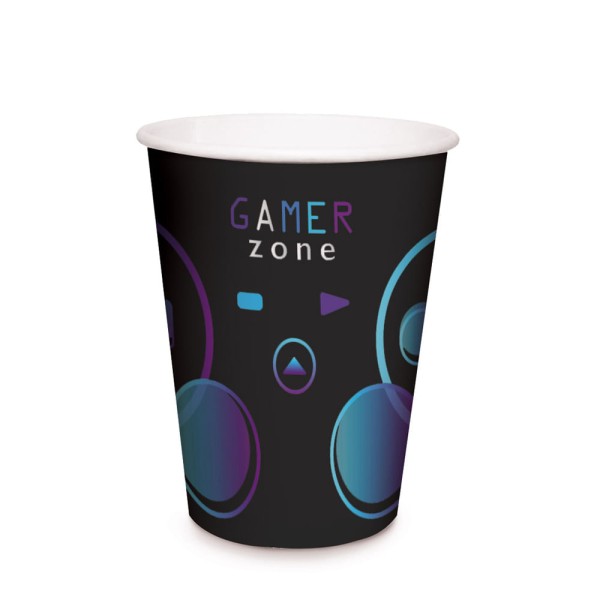 Encontraproduto.com.br - Copo De Papel 240ml Cromus Gamer C/8 Unidades