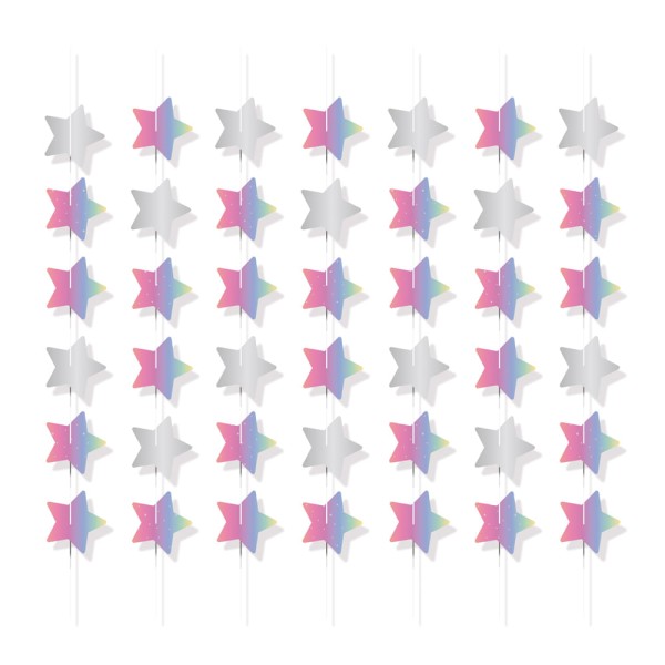 Cortina Decorativa Cromus Galáxia Soft C/6 Peças