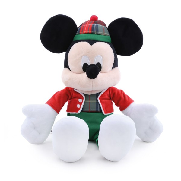 Mickey Em Pelúcia C/roura Xadrez 1un 30x24x14cm 1105251