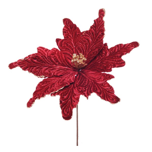 Poinsetia Decorativa Flor Artificial 30x26x26cm Unidade