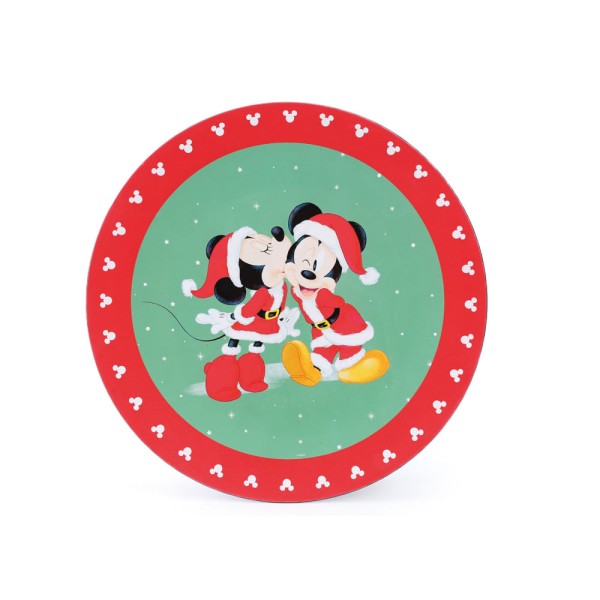 Sousplat Em Resina Mickey E Minnie 33cm 1114334
