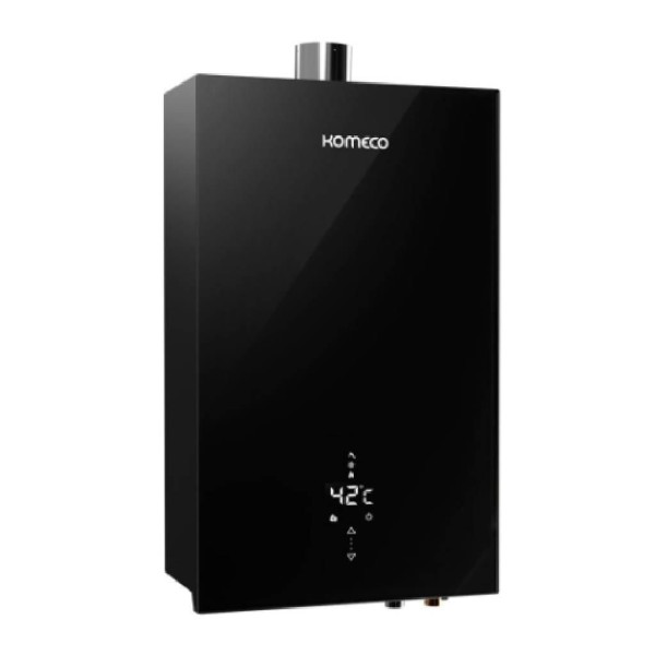 Encontraproduto.com.br - Aquecedor Passagem 16L Digital Decor Preto GN 100012268 Komeco