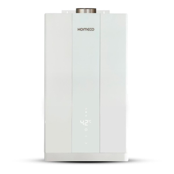 Encontraproduto.com.br - Aquecedor Passagem Komeco Home Branco EF GLP 26L