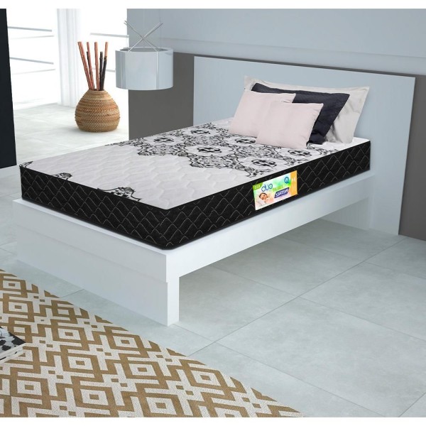 Encontraproduto.com.br - Colchão Solteiro D33 Gazin Duo Balance Preto Branco