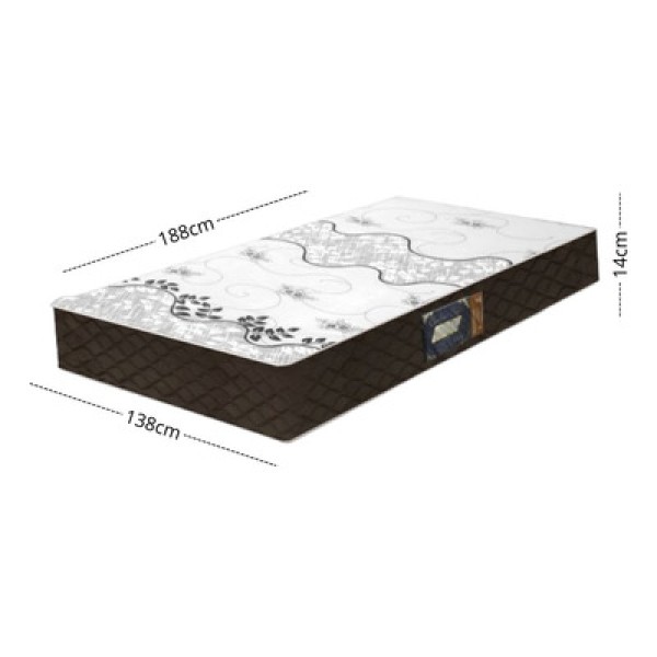 Colchão Solteiro 88cm Espuma D28 Confort Liso Soft Gazin