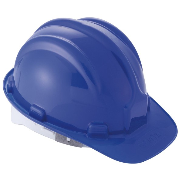 Capacete De Segurança Azul Para Construção Com Carneira 62618 Worker
