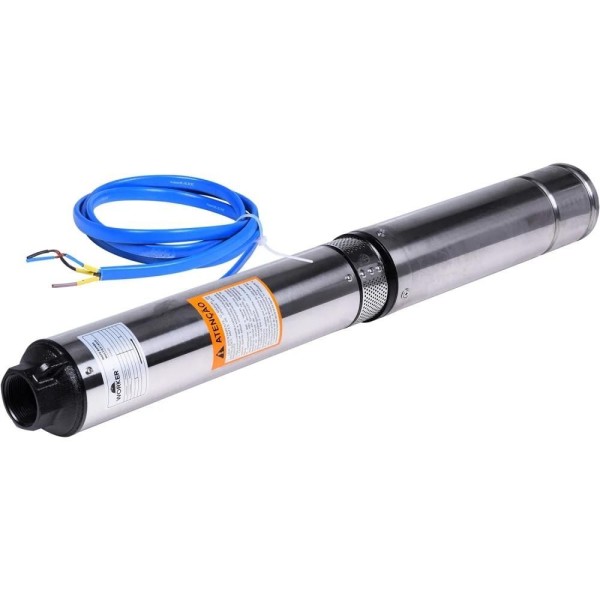 Encontraproduto.com.br - Bomba Submersa 4 Tipo Caneta Multiestágio 1,5Hp 13 Estágios 220 Worker