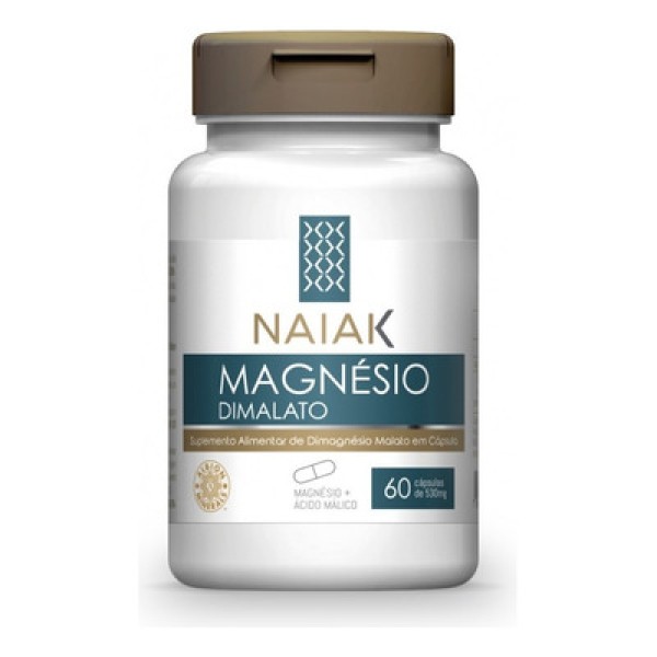 Magnésio Dimalato Naiak 60 cápsulas