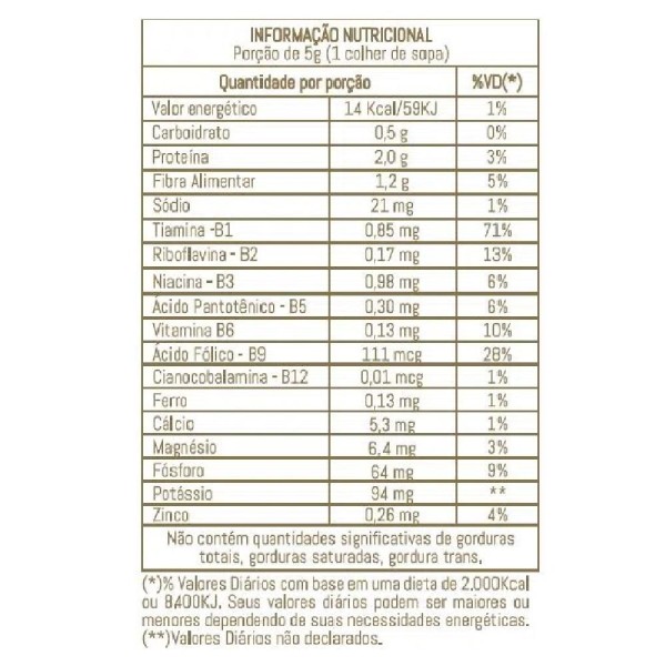 Encontraproduto.com.br - Nutritional Yeast Veggie 85g - Naiak