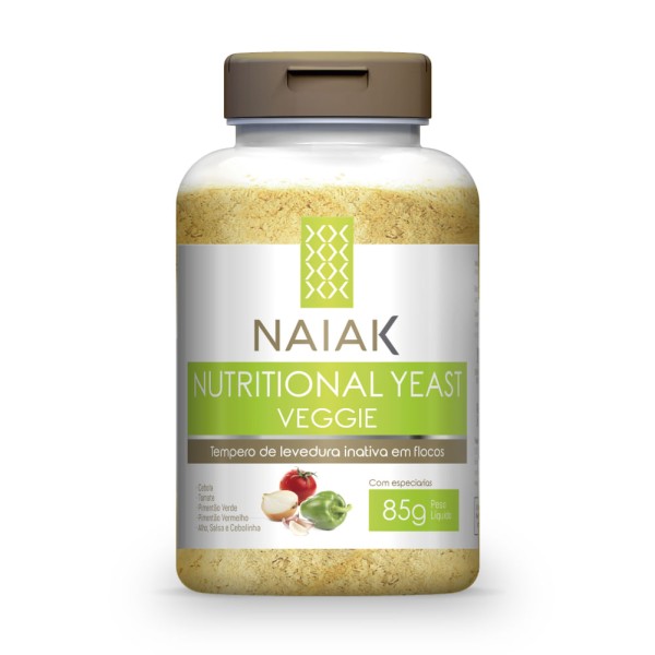 Encontraproduto.com.br - Nutritional Yeast Veggie 85g - Naiak