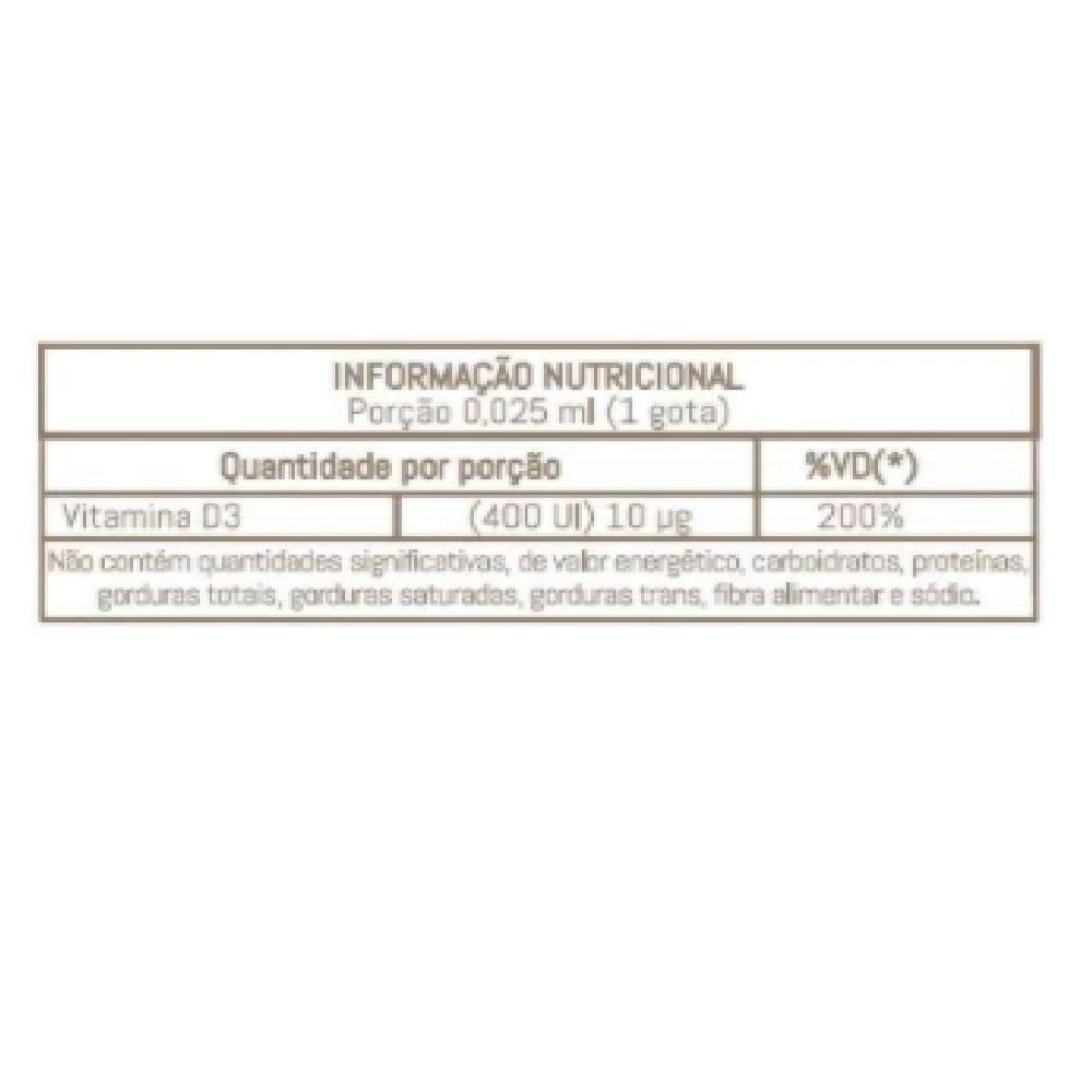 Encontraproduto.com.br - Vitamina D3 400 UI - 20ml Líquido - Naiak