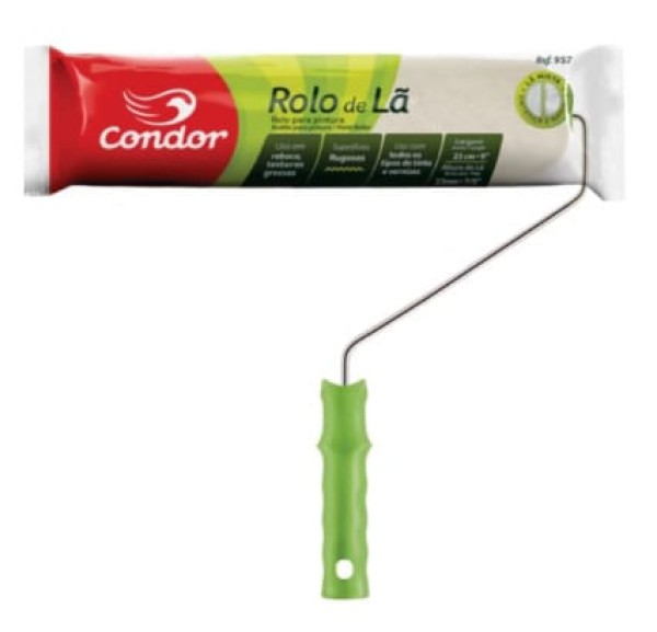 Encontraproduto.com.br - Rolo Lã Mista 23cm com Suporte 957 - Condor