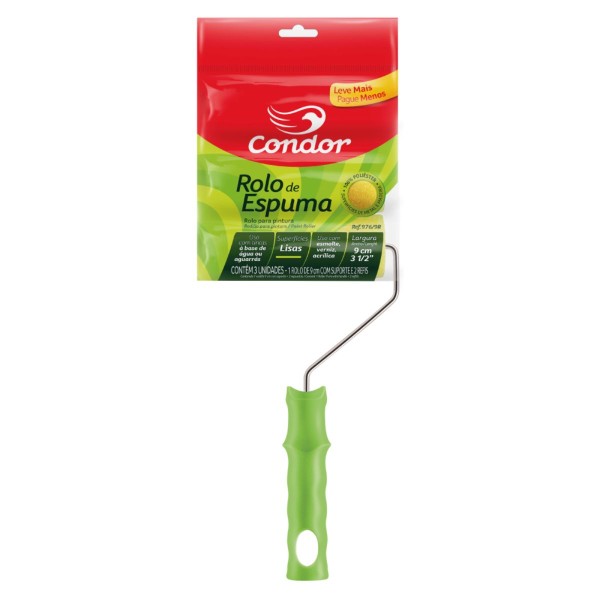 Encontraproduto.com.br - Rolo De Espuma 976/9r 9cm (+2 Rolos) Condor
