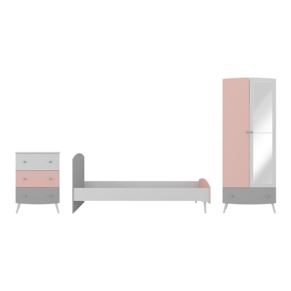 Encontraproduto.com.br - Quarto Infantil Completo para Colchão 188x78cm Doçura Multimóveis MP4330