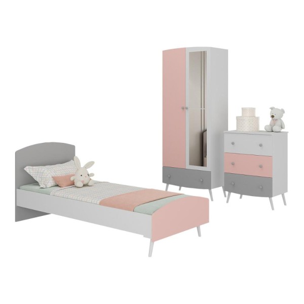 Encontraproduto.com.br - Quarto Infantil Completo para Colchão 188x78cm Doçura Multimóveis MP4330
