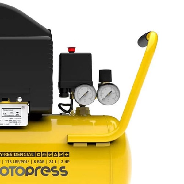 Encontraproduto.com.br - Compressor de Ar Pressure Hobby PCM- 08,2 24L Motopress